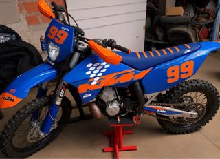 KTM EXC 250 2t Enduro/Motocross Azul/Naranja