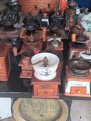Conjunto Molinillos Café Antiguos