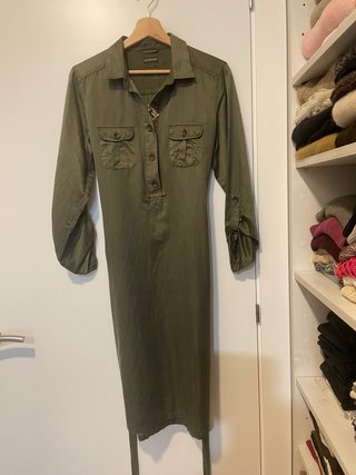 Vestido Napapijri Verde Oliva