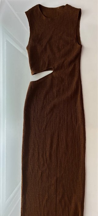 Vestido Marrón Zara