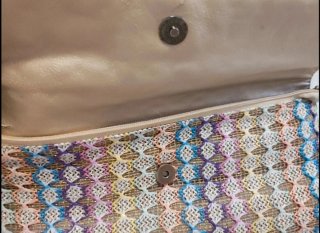 Bolso de mano multicolor