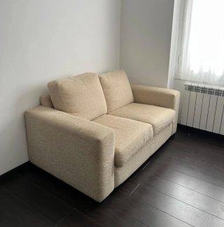 Sofá de 2 plazas beige