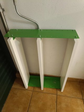 Estantería Ikea Blanca y Verde
