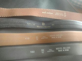 6 Cinturones de Hombre+Funda organizadora Burberry