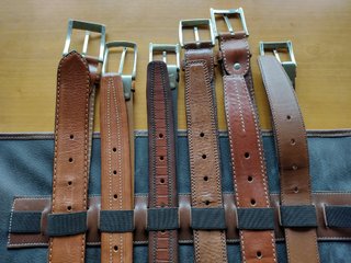 6 Cinturones de Hombre+Funda organizadora Burberry