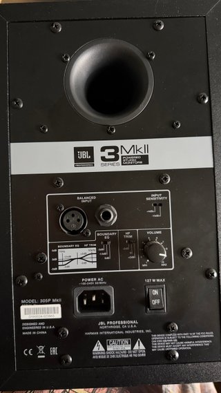 Pareja de Monitores JBL Serie 3 MKII c/M-Track Duo