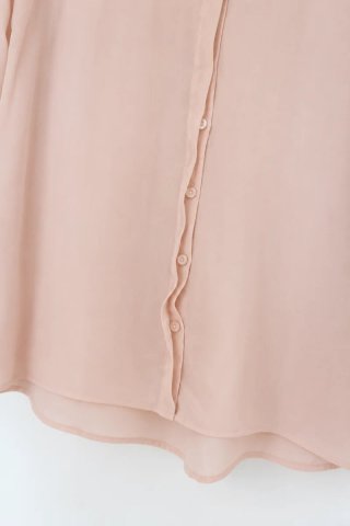 Camisa rosa con encaje Talla XL