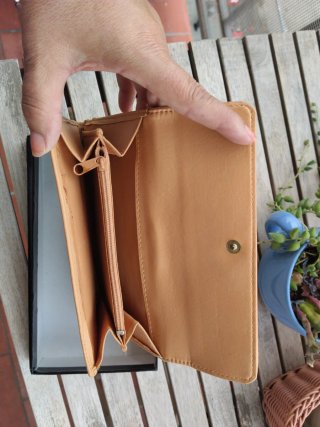 Monedero Beige con Estampado