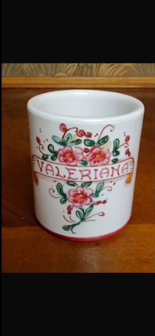 Vaso ceramica Gubbio Valeriana