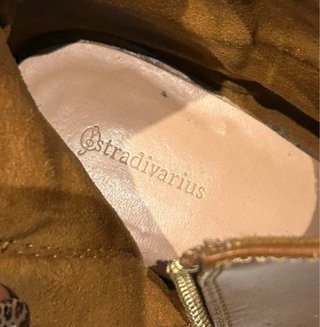 Botines Stradivarius Color Caramelo