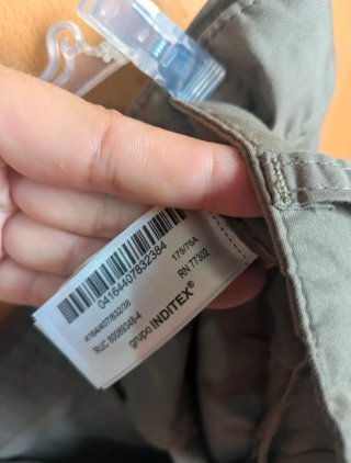 Pantalón Zara caqui talla 38