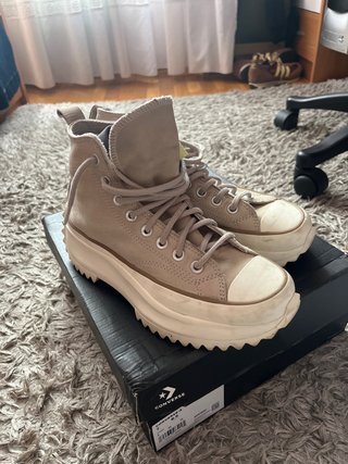 Zapatillas Converse de Piel Beige Run Star Hike
