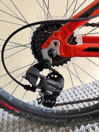 Megamo 26 Bicicleta Montaña Roja