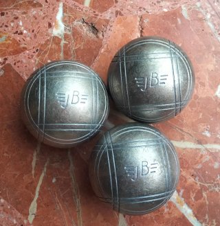 3 bolas de petanca profesional jb 72 710