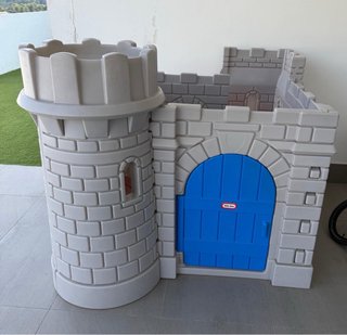 Castillo infantil con tobogán