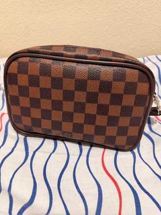 Bolso/Neceser Louis Vuitton Damier Marrón