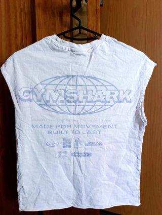 T-Shirt Branca Gymshark
