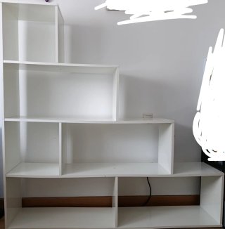 Estantería Escalera Blanca
