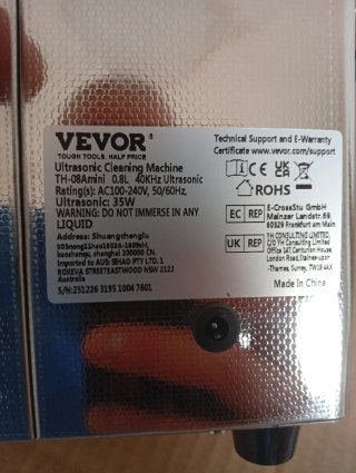 Limpiador Ultrasónicos VEVOR