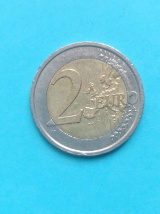 Moneda 2 euros Italia 2010 Cavour
