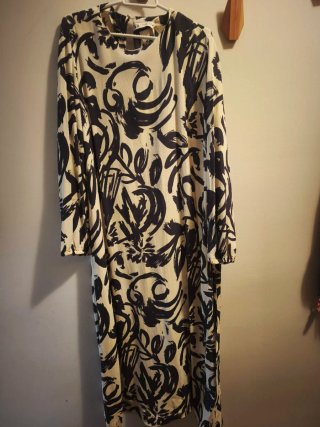 Vestido Largo Zara Estampado