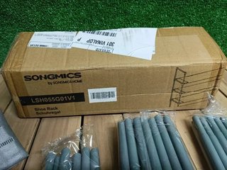 SONGMICS Estante Zapatero de 5 Niveles Organizador