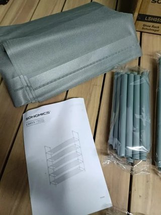 SONGMICS Estante Zapatero de 5 Niveles Organizador