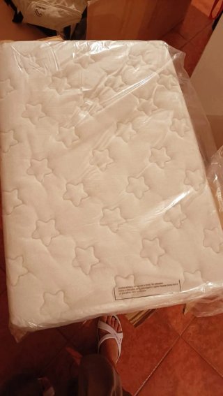 Minicuna madera con colchón