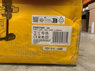 DeWalt DWE7485 Sierra de Mesa 5800rpm 230V 1850W