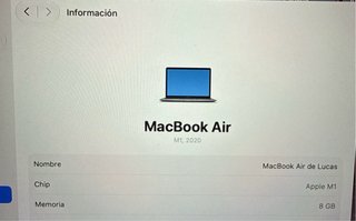 MacBook Air M1 13 512GB SSD / 8GB RAM