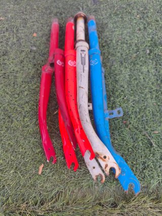Lote de Horquillas Antiguas para Bicicleta