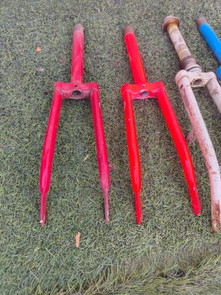 Lote de Horquillas Antiguas para Bicicleta