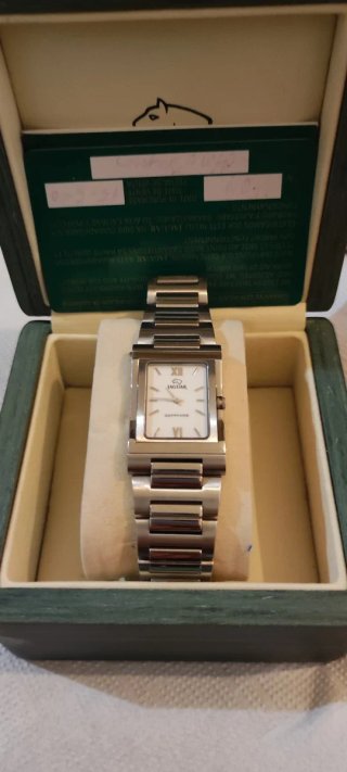 Reloj Jaguar Plata y Blanco