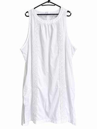 Top SHEIN blanco con encaje 4XL
