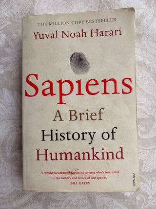 Sapiens Harari book English paperback