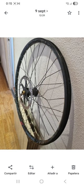 LOTE CUADRO DH 26,27" KTM + Ruedas 27.5