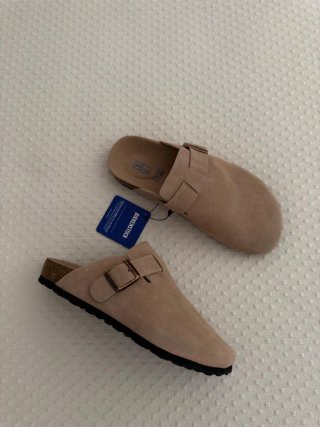 Zuecos Birkenstock Beige Talla 39