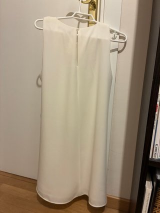 Vestido corto Zara blanco talla XS