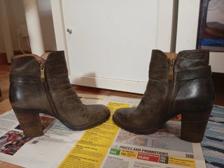 Botines de piel italiana talla 37
