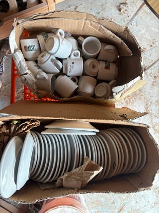 Tazas y Platos de Porcelana Barsel
