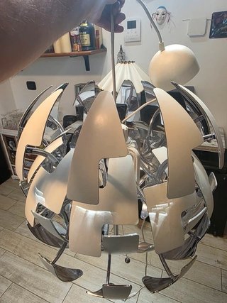 Lampada Sospensione IKEA PS 2014 Bianca Rame