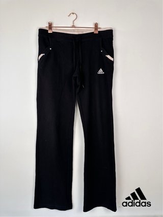 Pantalón Adidas Negro y Blanco Talla L