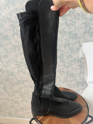 Botas altas negras talla 38 Zara