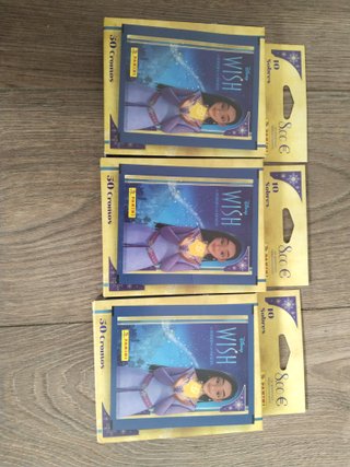 3 Cajas de Cromos Disney Wish Panini