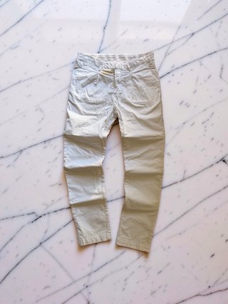 Devoré Incipit White Slim Fit Chinos