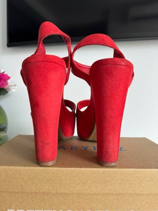 Sandalias plataforma MaryPaz Rojo