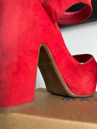 Sandalias plataforma MaryPaz Rojo