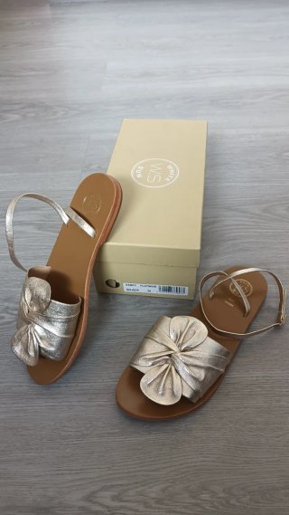Sandalias White Sun Doradas Talla 39