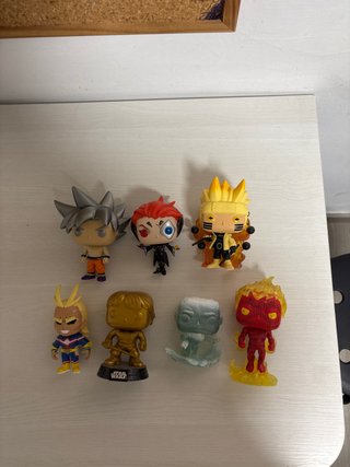 Lote de 7 figuras Funko Pop