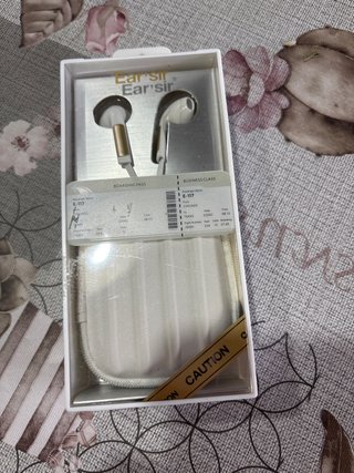 Auriculares Earsir Blanco y Dorado